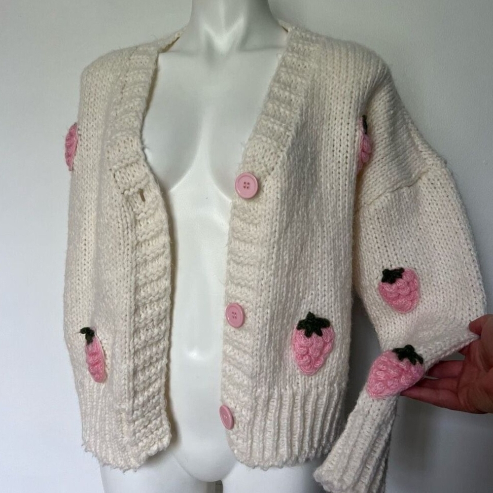 Knit Berry Cardigan - Picture 4 of 7